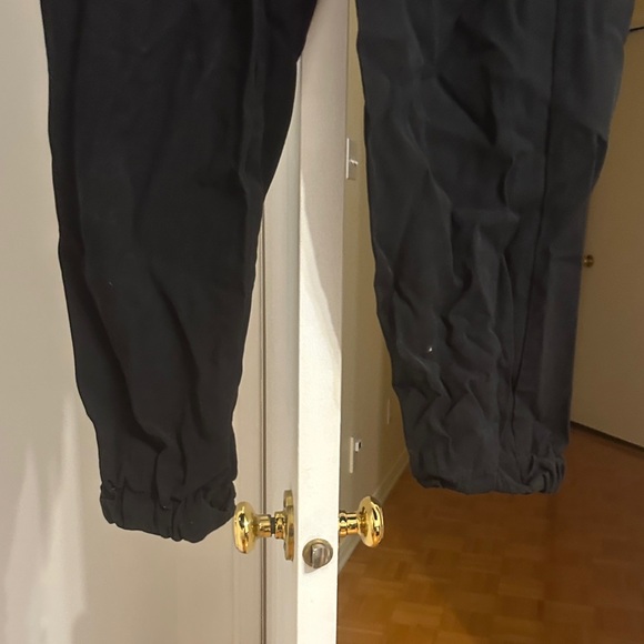 Black Drawstring Pants - Picture 2 of 3